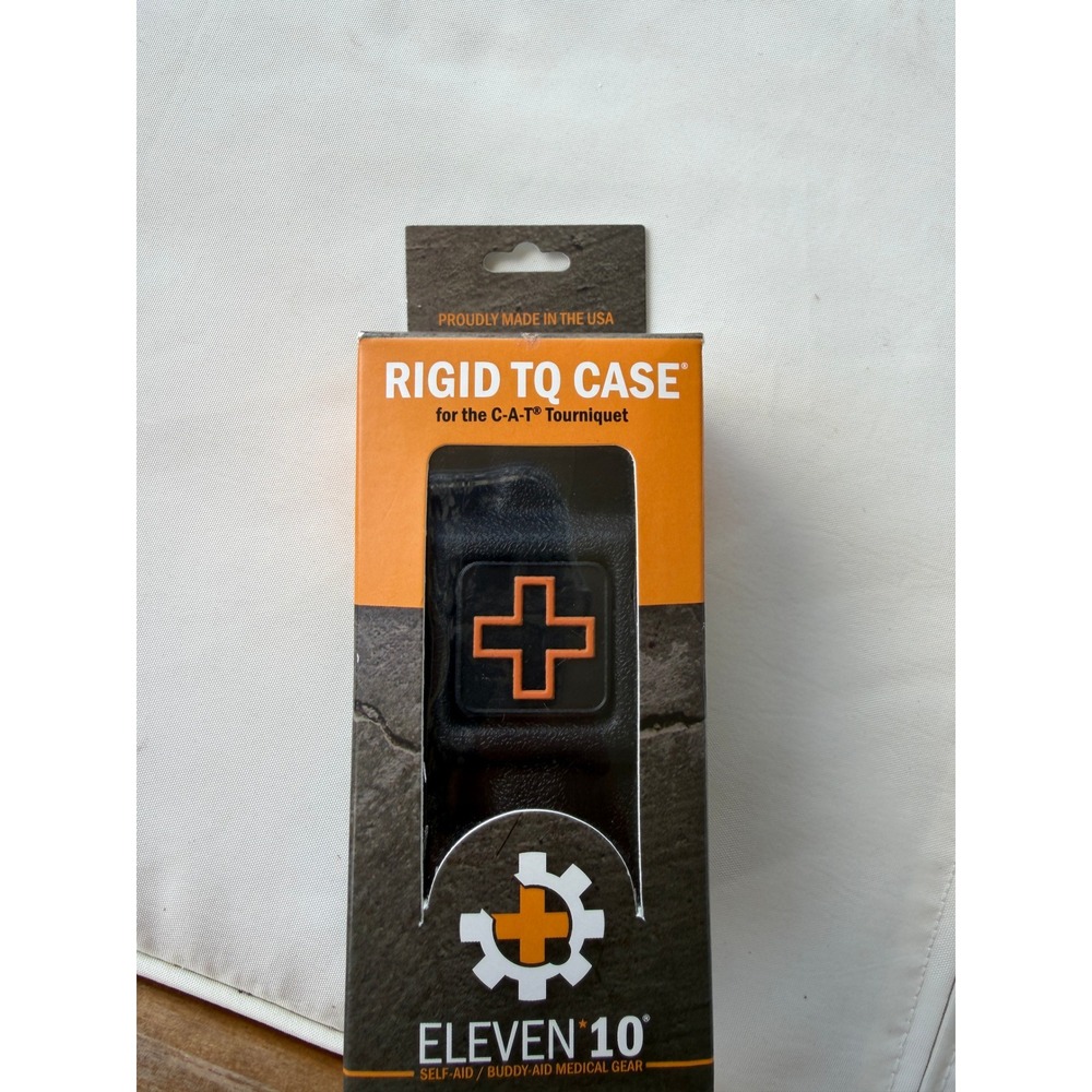 Eleven 10 Rigid TQ Case for C-A-T Tourniquet Tek-Lok Belt Mount Black E10-3021B